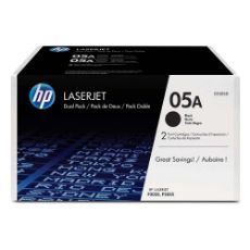 Εικόνα της Toner Dual Pack HP 05A Black CE505D