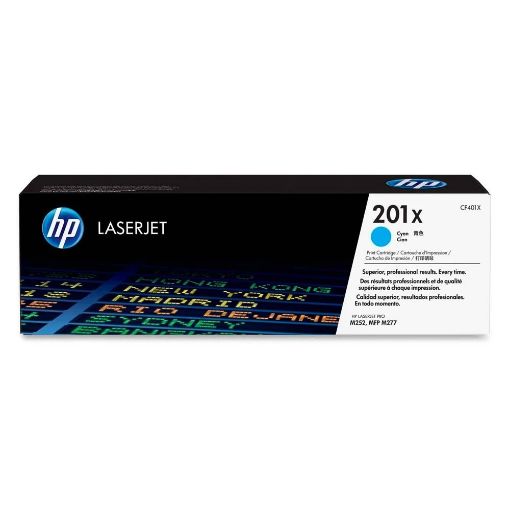 Εικόνα της Toner HP 201X Cyan HC CF401X
