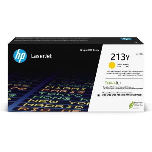 Εικόνα της Toner HP 213Y Yellow W2132Y