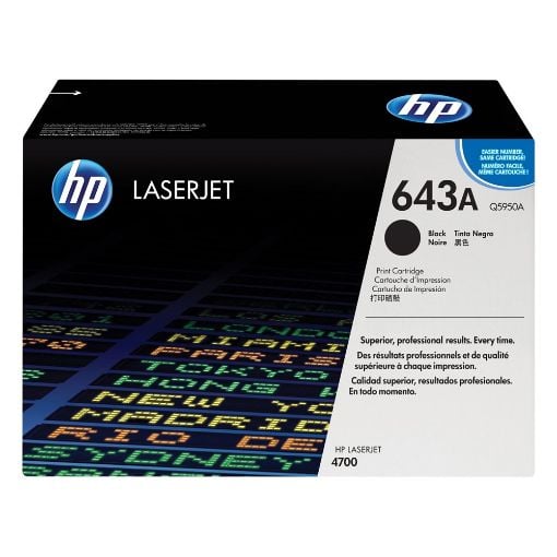 Εικόνα της Toner HP 643A Black Q5950A