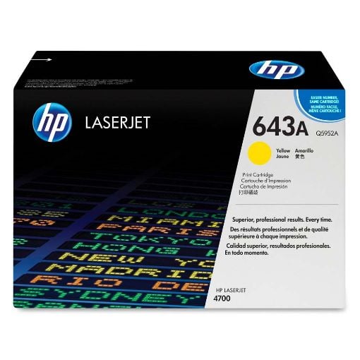 Εικόνα της Toner HP 643A Yellow Q5952A