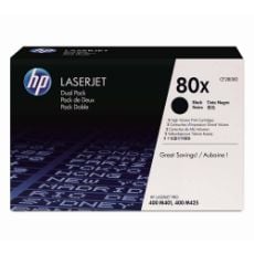 Εικόνα της Toner HP 80X Black HC Dual Pack CF280XD
