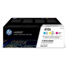 Εικόνα της Πακέτο 3 Τεμαχίων HP 410X Cyan, Magenta, Yellow CF252XM