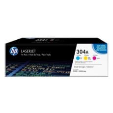 Εικόνα της Πακέτο 3 Τεμαχίων HP 304A Cyan, Magenta, Yellow CF372AM
