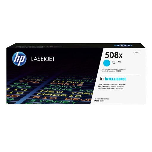 Εικόνα της Toner HP 508X Cyan HC CF361X