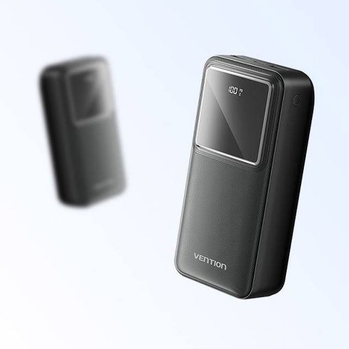 Εικόνα της Power Bank Vention 30.000mAh 22.5W Led Display Black FHMB0