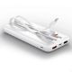 Εικόνα της Power Bank Vention 10.000mAh 22.5W Led Display Built-In Type-C & Lightning White FHOW0