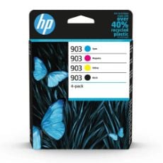 Εικόνα της Πακέτο 4 Μελανιών HP 903 Multipack Black, Cyan, Magenta και Yellow 6ZC73AE