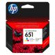 Εικόνα της Μελάνι HP 651 Tri-Colour C2P11AE