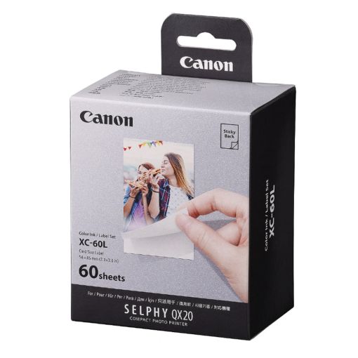Εικόνα της Canon XC-60L Colour Ink/ Paper Set 60 Sheets 6756C001AA