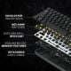 Εικόνα της Πληκτρολόγιο HK Gaming GK61 RGB Gateron Mechanical Brown Switch (US) Red