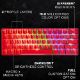 Εικόνα της Πληκτρολόγιο HK Gaming GK61 RGB Gateron Mechanical Brown Switch (US) Red