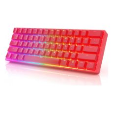 Εικόνα της Πληκτρολόγιο HK Gaming GK61 RGB Gateron Mechanical Brown Switch (US) Red