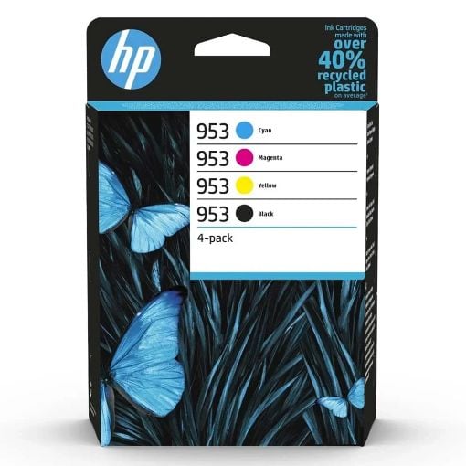 Εικόνα της Πακέτο 4 Μελανιών HP 953 Multipack Black, Cyan, Magenta και Yellow 6ZC69AE