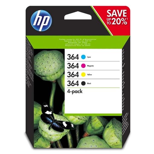 Εικόνα της Μελάνι Combo 4-Pack HP 364 BK/C/M/Y N9J73AE
