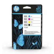 Εικόνα της Πακέτο 4 Μελανιών HP 950 Black και 951 Cyan, Magenta, Yellow 6ZC65AE