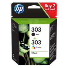 Εικόνα της Μελάνι Multipack HP 303 Black και Tri-Colour 3YM92AE