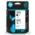 Εικόνα της Πακέτο 2 Μελανιών HP 305 Black και Tri-Colour 6ZD17AE