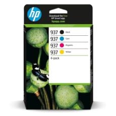 Εικόνα της Πακέτο 4 Μελανιών HP 937 Multipack Black, Cyan, Magenta, Yellow 6C400NE