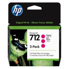 Εικόνα της Μελάνι HP 712 Magenta (3-Pack) 3ED78A