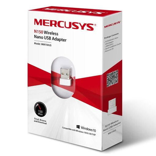 Εικόνα της Wireless Nano USB Adapter Mercusys N150 MW150US v2