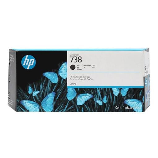 Εικόνα της Μελάνι HP 738 300ml Black 498N8A
