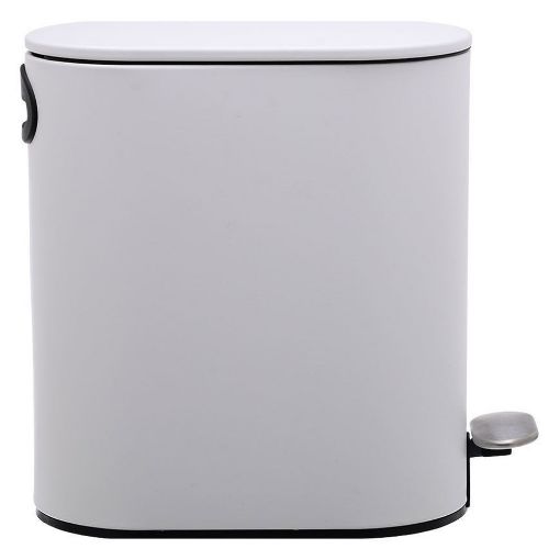 Εικόνα της Χαρτοδοχείο Μπάνιου Εstia Slim Soft Close 5lt Λευκό 02-14575