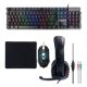 Εικόνα της Gaming Noozy GS-100 PC Combo 4in1 Black/Red/Green