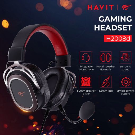 Εικόνα της Headset Havit H2008d 3.5mm