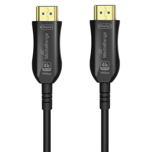 Εικόνα της Καλώδιο MediaRange HDMI Active Optical 4K 10m MRCS221