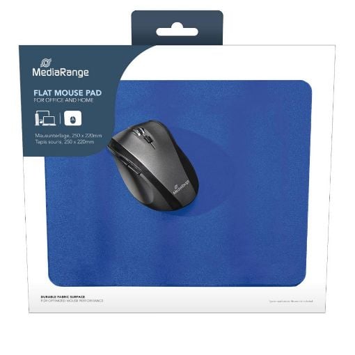 Εικόνα της Mouse Pad MediaRange Flat Blue MROS254