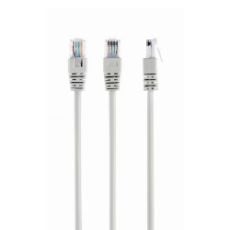 Εικόνα της Καλώδιο Δικτύου Cablexpert U/UTP CΑΤ.5e 10m Gray PP12-10M