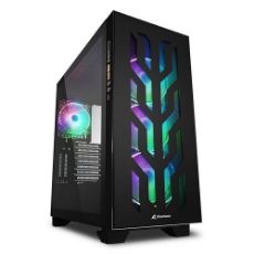 Εικόνα της Sharkoon Elite Shark CA300T RGB Tempered Glass Black