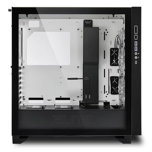 Εικόνα της Sharkoon Elite Shark CA300T RGB Tempered Glass White