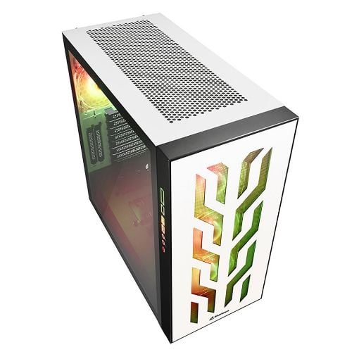Εικόνα της Sharkoon Elite Shark CA300T RGB Tempered Glass White