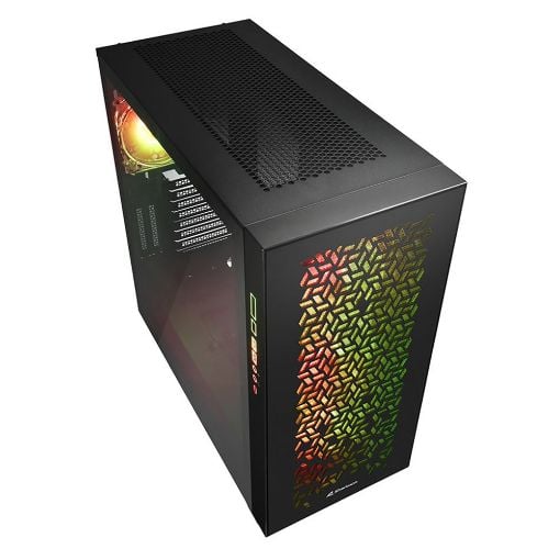 Εικόνα της Sharkoon Elite Shark CA300H RGB Tempered Glass Black