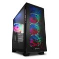 Εικόνα της Sharkoon Elite Shark CA300H RGB Tempered Glass Black