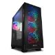 Εικόνα της Sharkoon Elite Shark CA300H RGB Tempered Glass Black