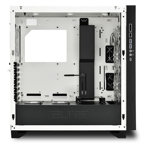 Εικόνα της Sharkoon Elite Shark CA300H RGB Tempered Glass White