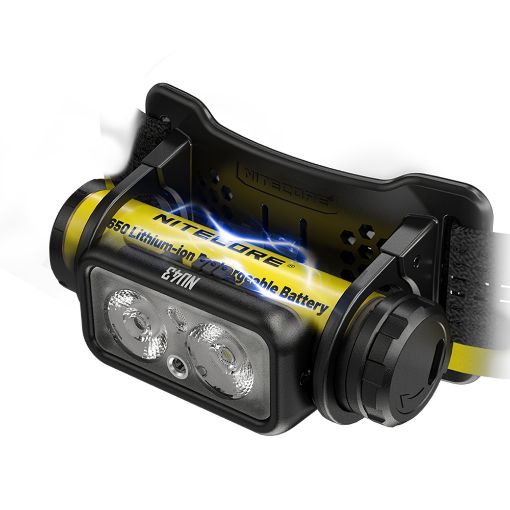 Εικόνα της Φακός Κεφαλής NiteCore NU43 Επαναφορτιζόμενος 1400lm IP68 Black