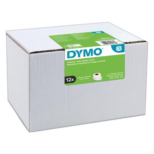 Εικόνα της Ετικέτες Dymo Shipping & Name Badge Value Packaging 54 x 101mm 12τμχ S0722420