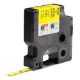 Εικόνα της Ταινία Ετικετογράφου Dymo Rhino Heat Shrink Tubing Black On Yellow 6mm x 1.5m S0718270