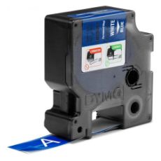 Εικόνα της Ταινία Ετικετογράφου Dymo Ind Rhino Tape Vinyl White On Blue 19mm x 5.5m 1805417