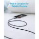 Εικόνα της Καλώδιο Anker 322 USB-A to USB-C 1.8m Black A81H6G11