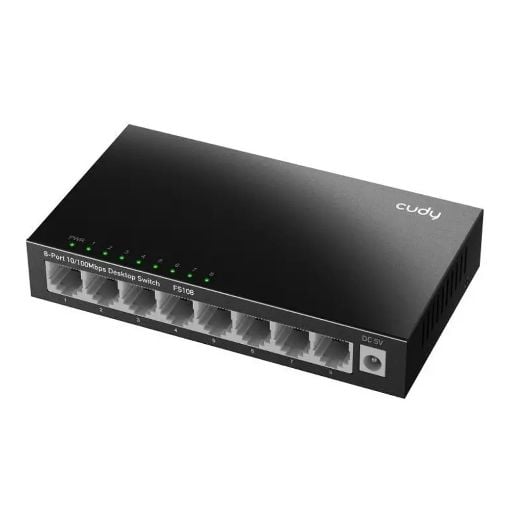 Εικόνα της Desktop Switch Cudy FS108 8-Port Fast Ethernet Metal