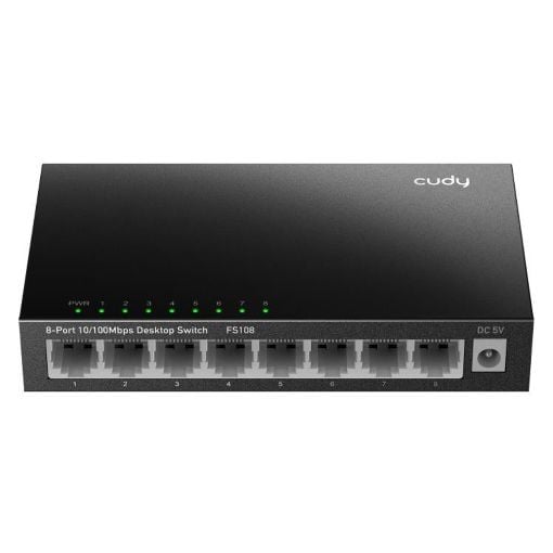 Εικόνα της Desktop Switch Cudy FS108 8-Port Fast Ethernet Metal