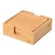 Εικόνα της Σουβέρ Estia Bamboo Essentials 11x11cm με Θήκη 5τμχ 01-19723