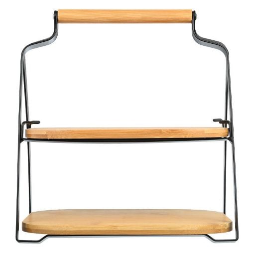 Εικόνα της Δίσκος Σερβιρίσματος Estia Bamboo Essentials Διόροφος 01-20811