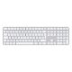 Εικόνα της Apple Magic Keyboard με Touch ID / Numeric Keypad & Apple Silicon για Mac - English White Keys MXK73Z/A