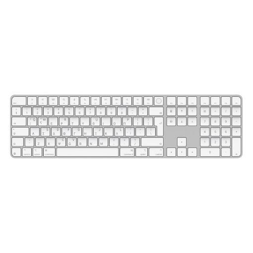 Εικόνα της Apple Magic Keyboard με Touch ID / Numeric Keypad & Apple Silicon για Mac - Greek White Keys MXK73GR/A